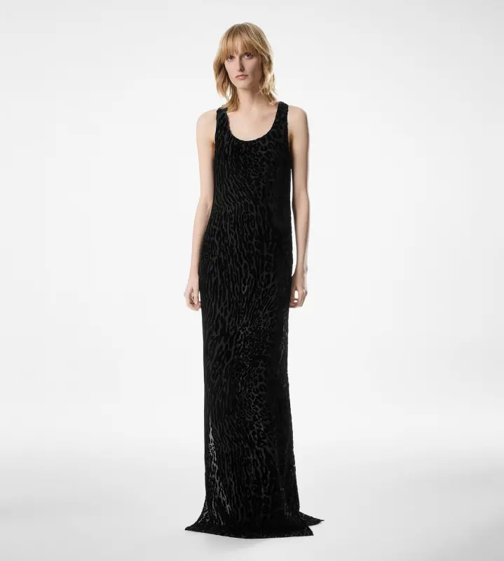 RACERBACK EVENING DRESS BLACK online